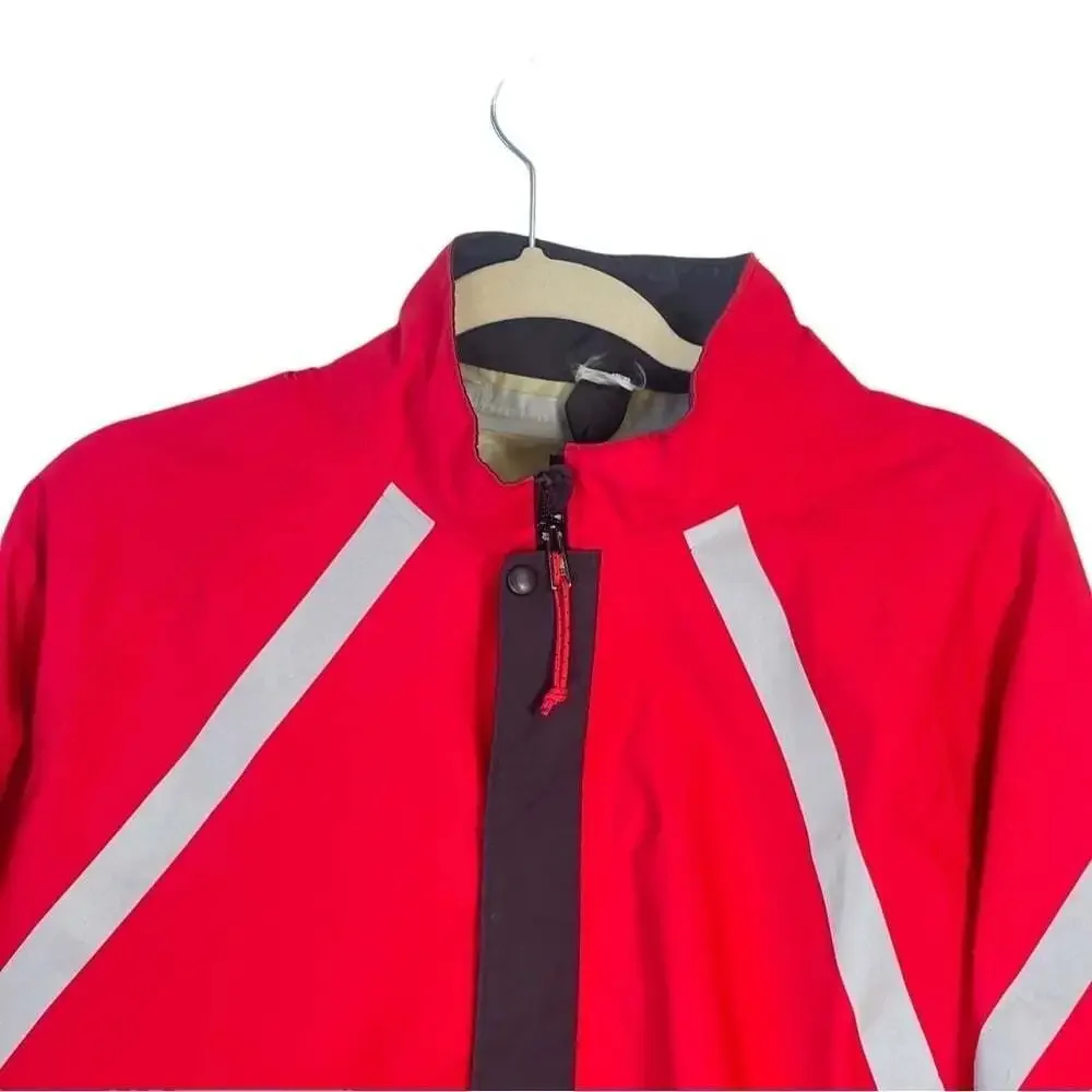 Mountain Equipment Co-op Red Reflective Running Activewear Jacket Men's